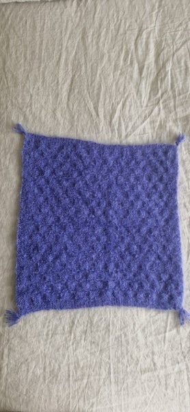 Hand Knitted Wool Dolls Pram Rug Carousel 1