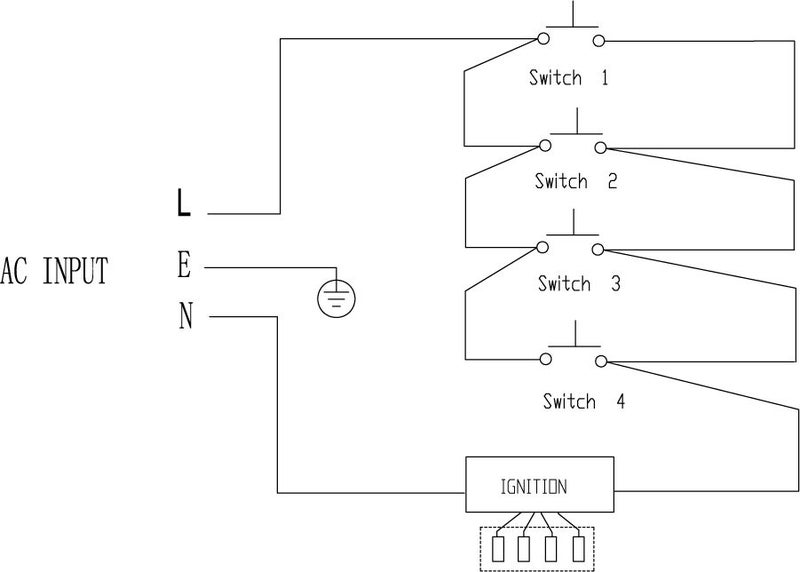 Vogue Gas Cooktop 60cm Side Control Carousel 4