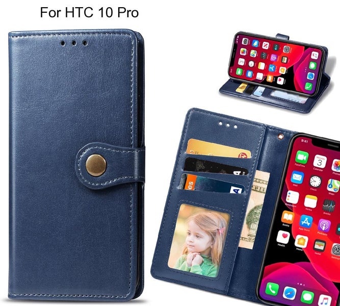 HTC 10 Pro Case Premium Leather ID Wallet Case Carousel 1