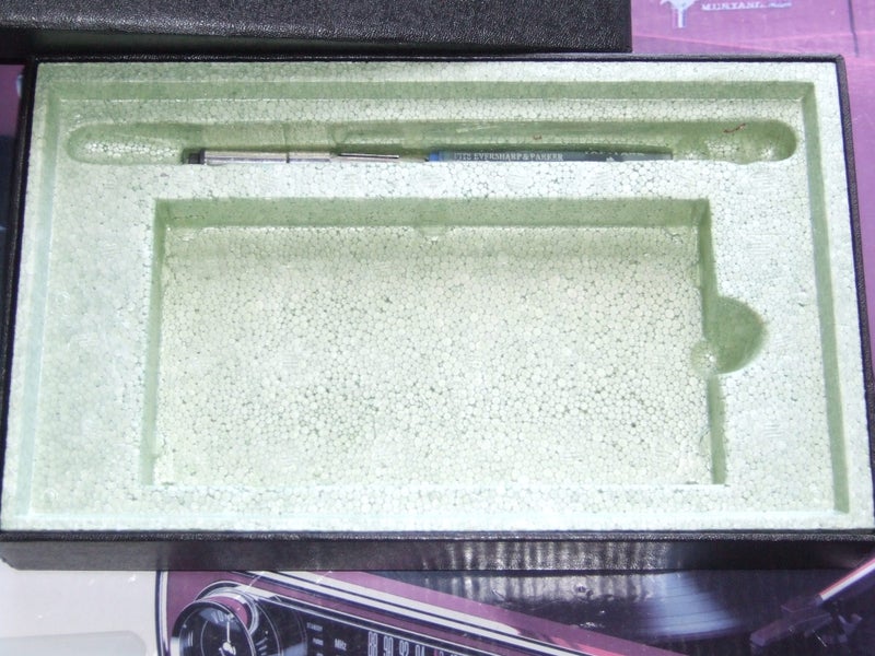 Parker Pen Desk Set - Pedrara Onyx 316A with 45 Convertible Pen Boxed - 1965 Carousel 17