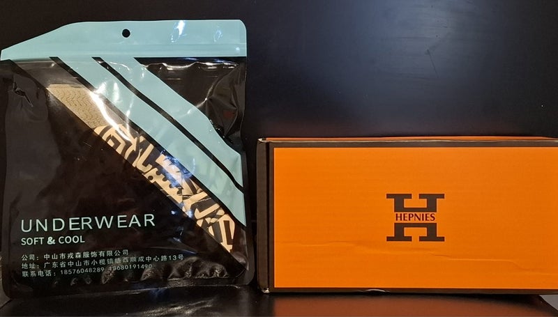 $1R: 5 x Pairs Hermes Style Inspired cotton socks with Bonus XL cotton Underwear Carousel 2