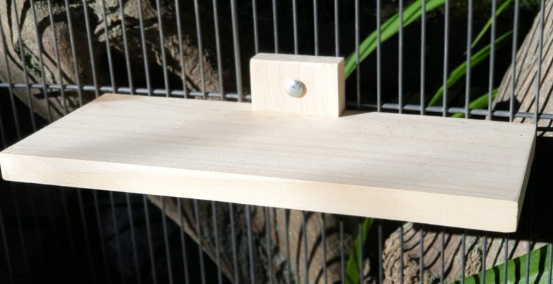 Kiln-dried Pine 340mm Ledge for Chinchillas Carousel 1