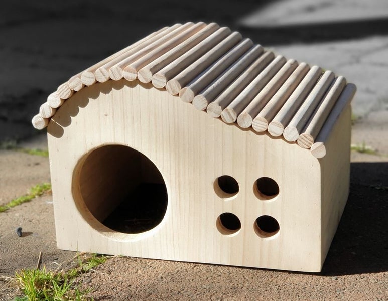 Large Kiln-Dried Pine House for Chinchillas Carousel 1