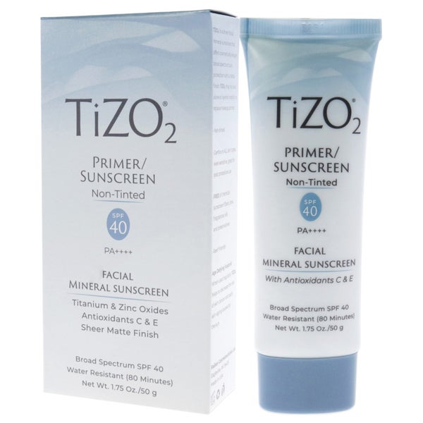 Tizo2 Facial Primer Non-tinted SPF 40 by Tizo for Unisex - 1.75 oz Sunscreen Carousel 4