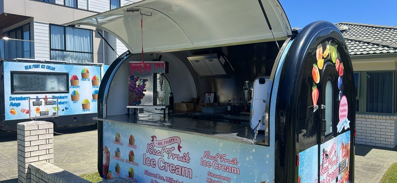 Real fruit /Shaved Ice/ Milk shake and Coffee OR FOOD as well. Carousel 1