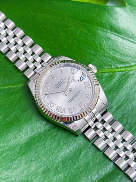 Rolex Oyster Perpetual Datejust 31mm Roman Dial Steel Wristwatch Ref 178274 B&P Carousel 1