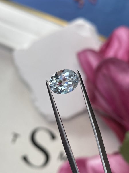 $1RES ~ $1450 Buy Now * 1.60ct Aquamarine Brazil Origin Carousel 1