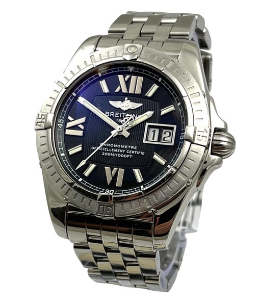 Breitling COCKPIT Automatic Chronometer Steel Mens Wristwatch A49350 on Bracelet Carousel 7