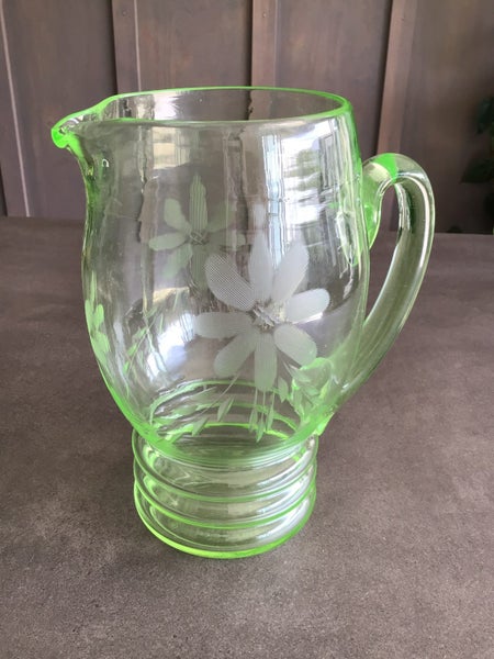Uranium Glass Jug Carousel 2