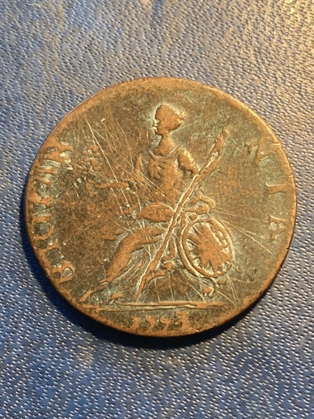 English Halfpenny 1773 Carousel 1