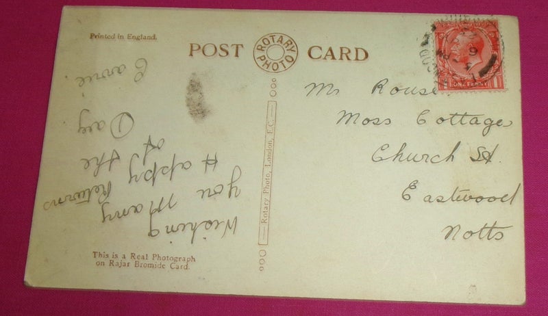 Wishing You Happiness On Your Birthday - RPPC On Rajar Bromide Card Carousel 2