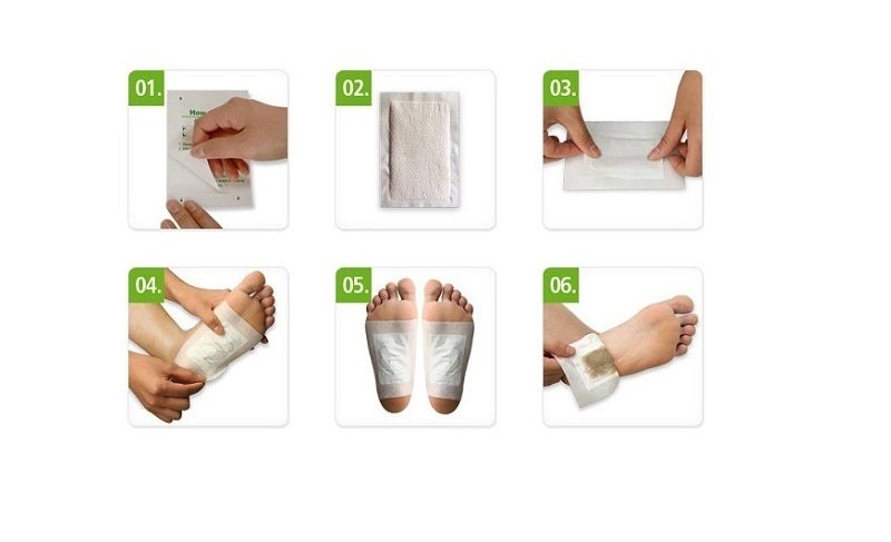 10x Kinoki Detox Foot Pads / Detox Foot Patches / Natural Detox Remedy Carousel 2