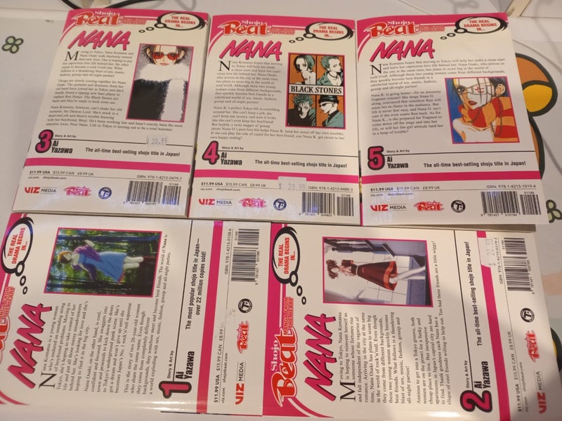 Manga - Nana volumes 1-5 Carousel 3