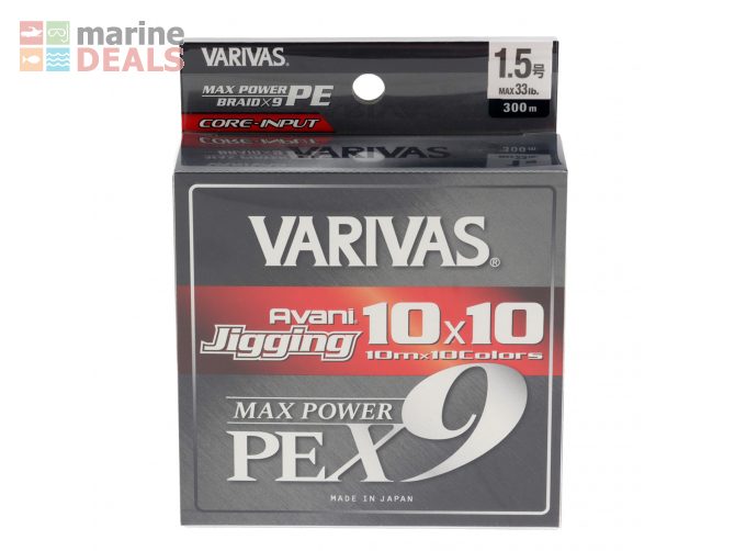 Varivas Avani Jigging 10x10 Max Power PE X9 Braid… Carousel 2