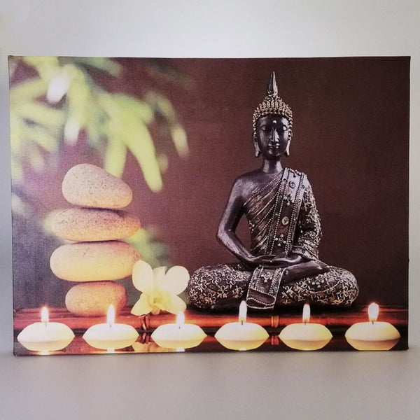 LED Print Sitting Buddha Carousel 2