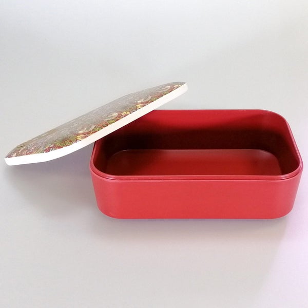 William Morris - Red Strawberry Thief Lunch Box Carousel 2