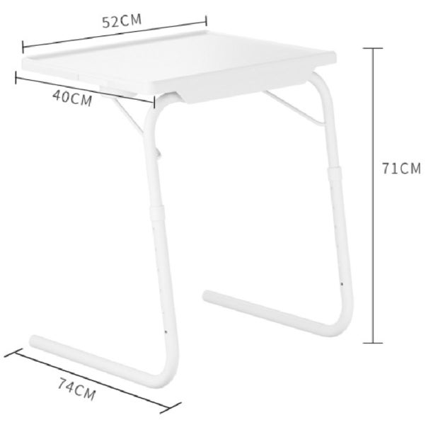 TV Tray Table, Portable Table Mate with a Cup Holder Carousel 1