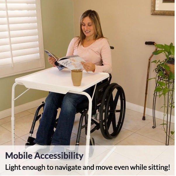 TV Tray Table, Portable Table Mate with a Cup Holder Carousel 6