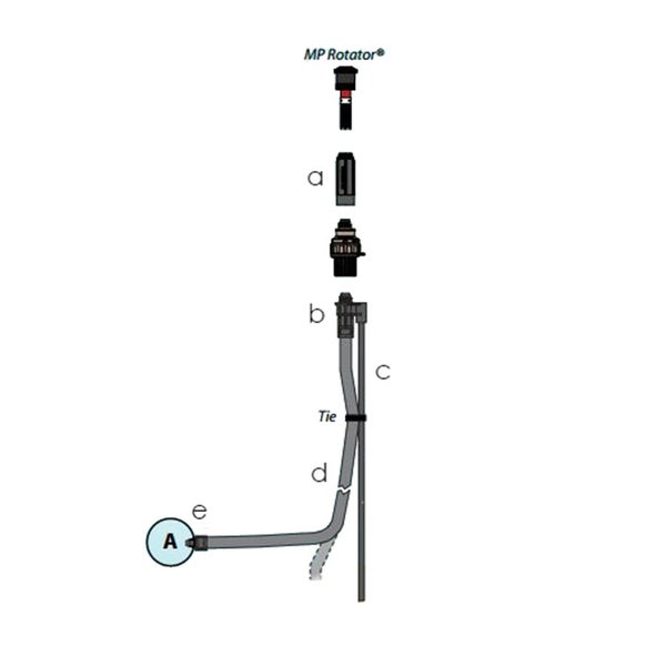 MP Rotator Riser Stake Assembly Carousel 1