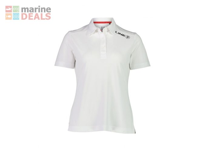 Line 7 Ocean Crew Womens Polo Shirt White 16 Carousel 1
