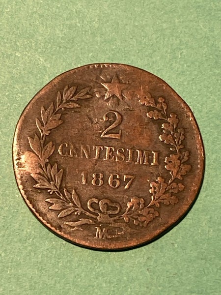 Italy 2 Centesimi 1867 Carousel 1