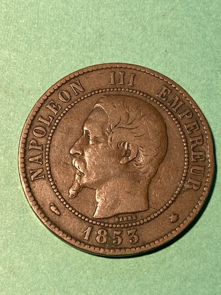 France 10 Centimes 1853 Carousel 1