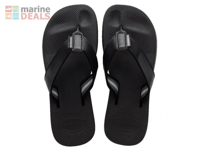 Havaianas Urban Blend Jandals Black Mens US9-10 /… Carousel 1