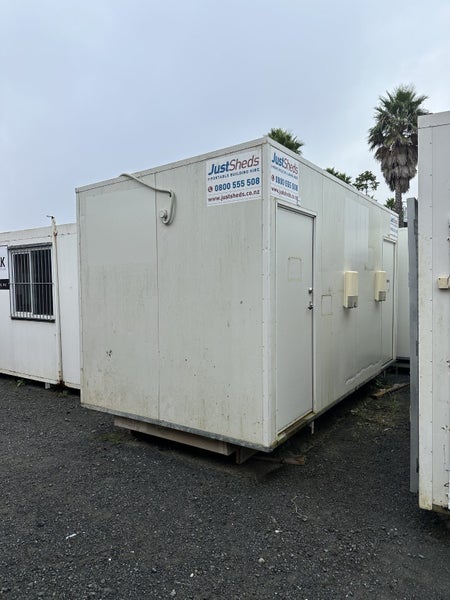 Portable toilet block building Carousel 1