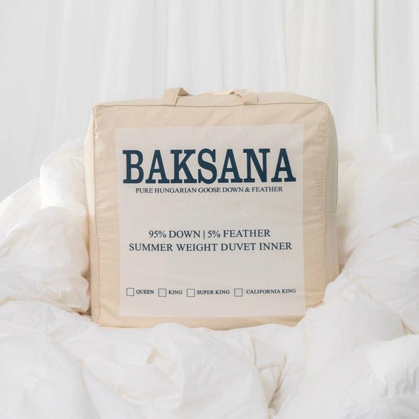 95/5 Summer Weight Hungarian Goose Down and Feather Duvet Inners by Baksana Carousel 1