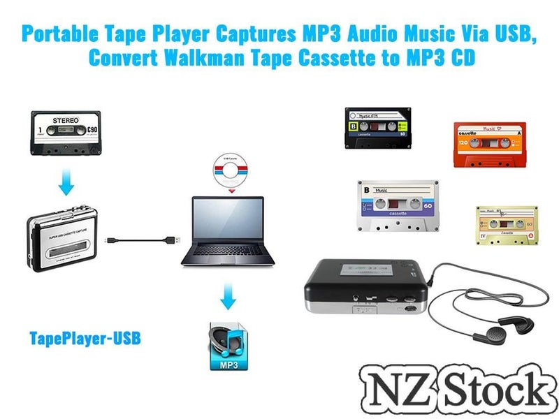 USB Cassette Player (Auckland Stock) Carousel 2