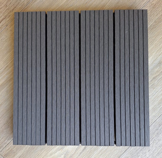 Composite Tile DIY WPC tiles DIY Decking Flooring Wood Plastic ($69/10 tiles) Carousel 2