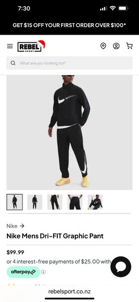 Nike Dri-fit tapered pants - Small - New condition Carousel 5