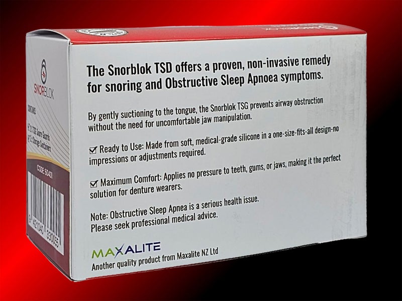 Snorblok 2 Pack TSG Tongue Stabilising Guard - Anti-Snore Sleep Aid Carousel 4