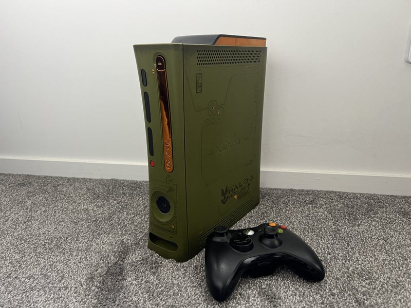 MODDED RGH 3 HALO 3 JASPER Limited Edition 500gb Xbox 360 | AFTERPAY Carousel 1