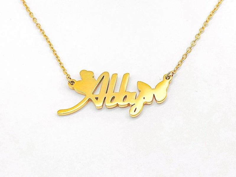 Stylish Gold-Plated Butterfly Pendant Carousel 1