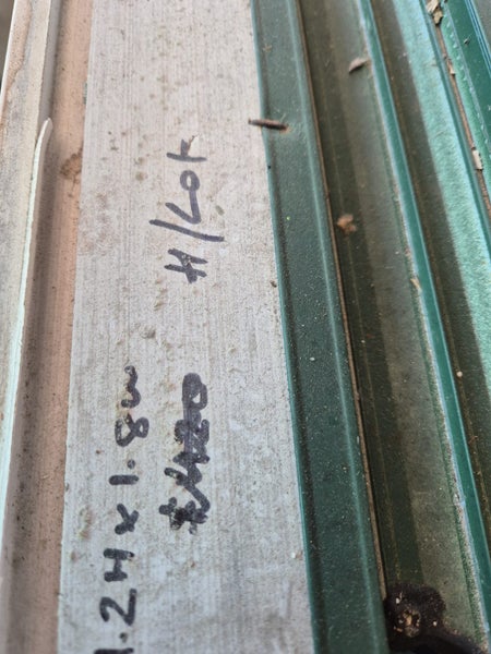 Permanent Green Aluminium window 1.2 H x 1.8 W (4 available) #2066 Carousel 3