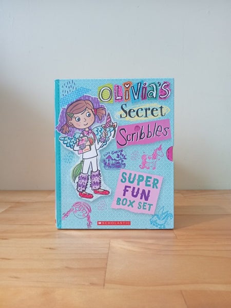 Olivias secret scribbles super fun box set (5 books) (NEW) Carousel 1