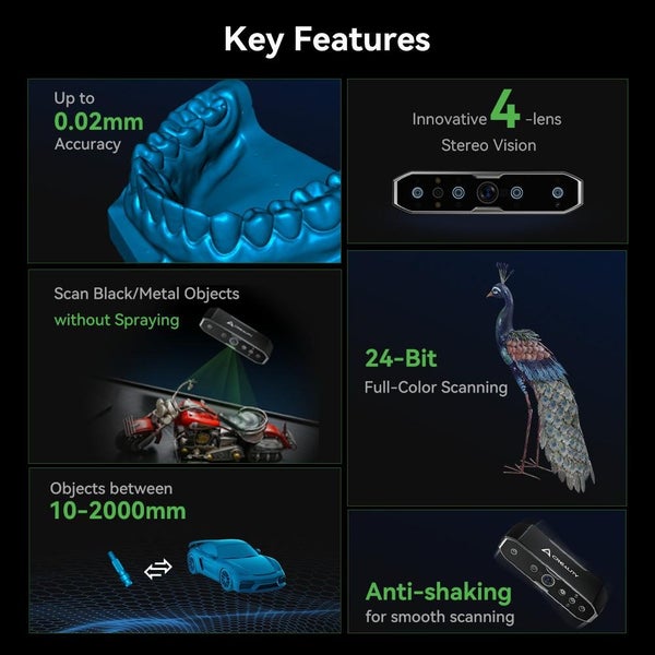 Creality CR-Scan Otter 3D Scanner for 3D Printing Carousel 5