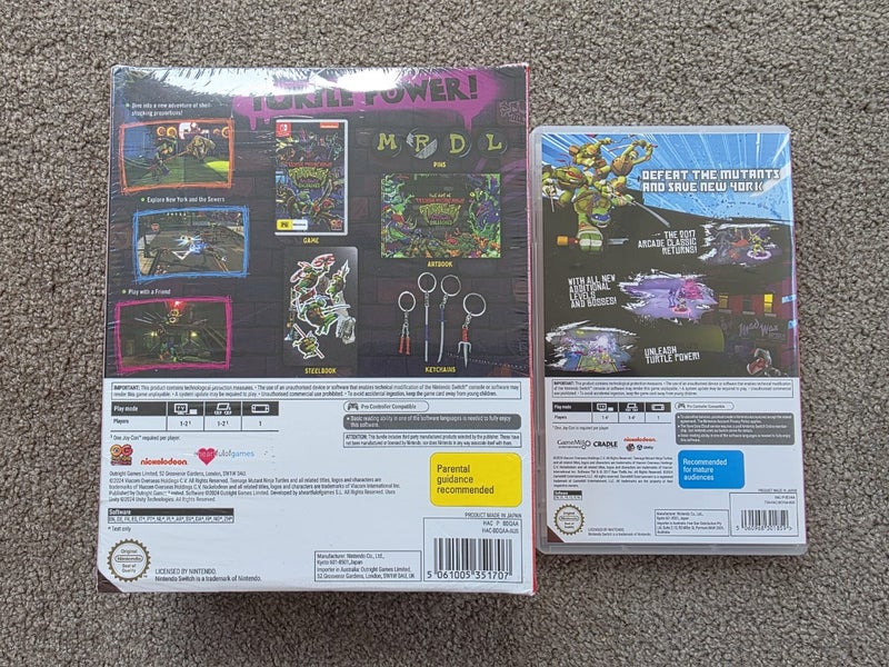 2 x Teenage Mutant Ninja Turtles Games - Nintendo Switch Carousel 2