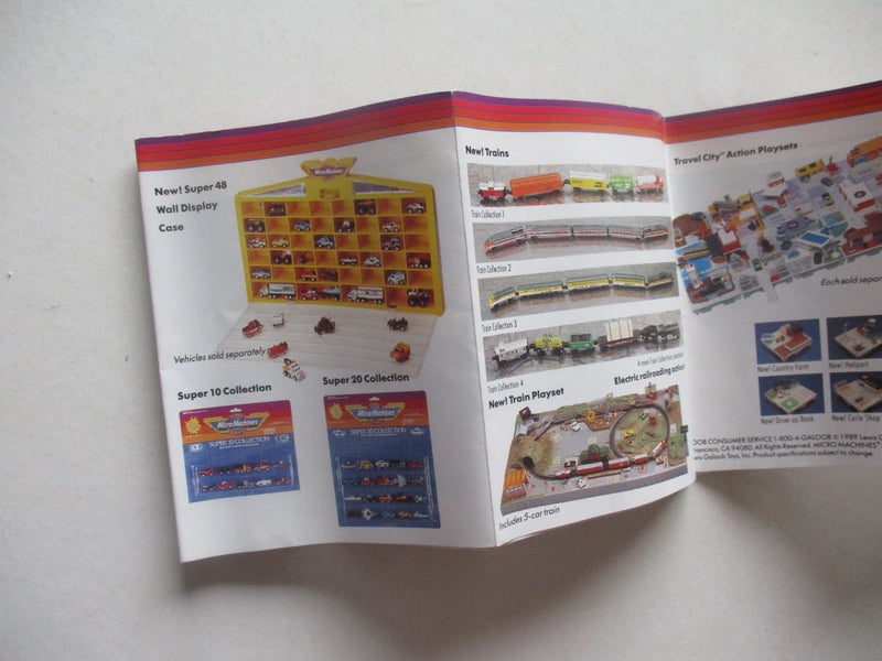 Galoob (1989) Micro Machines Fold-Out Pocket Catalogue Carousel 10