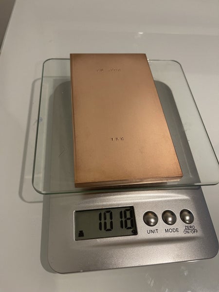 Copper Bullion Bar 1kg Carousel 2