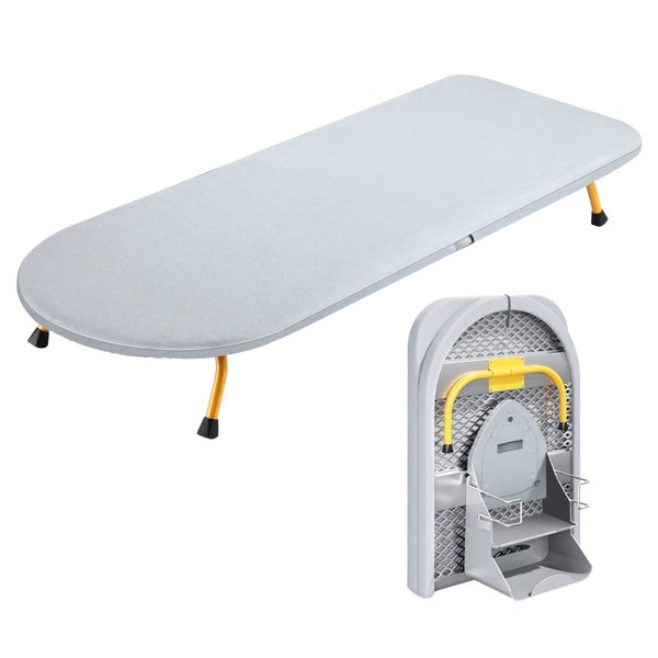 Portable Folding Table-Top Ironing Board with Regular Cotton Cover Carousel 2