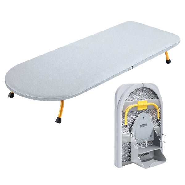 Portable Folding Table-Top Ironing Board with Regular Cotton Cover Carousel 1