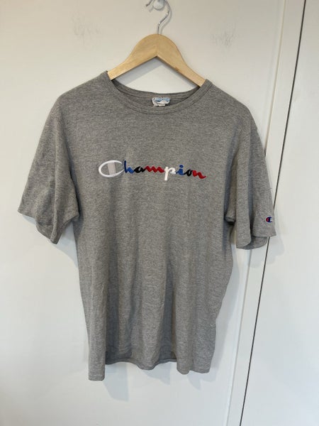Vintage Champion Red White and Blue Embroidered Logo Size Large Carousel 1