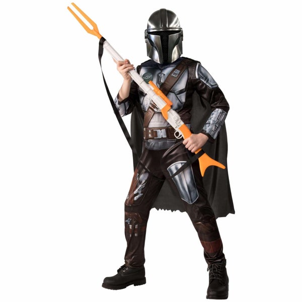 The Mandalorian Deluxe Star Wars Movie Disney Child Boys Costume Carousel 1