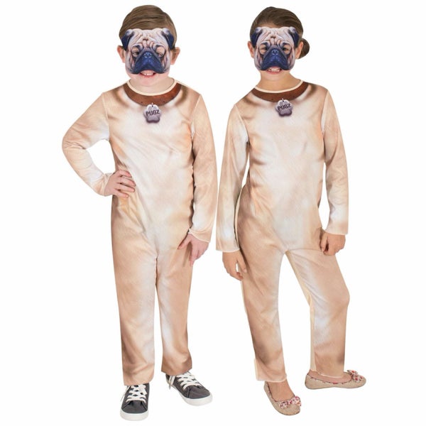 Pug Puppy Dog Pet Animal Book Week Unisex Girls Boys Costume Carousel 1