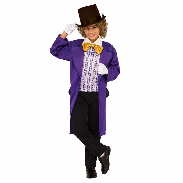 Willy Wonka and the Chocolate Factory Fairytale Story Book Week Boys Costume Carousel 1