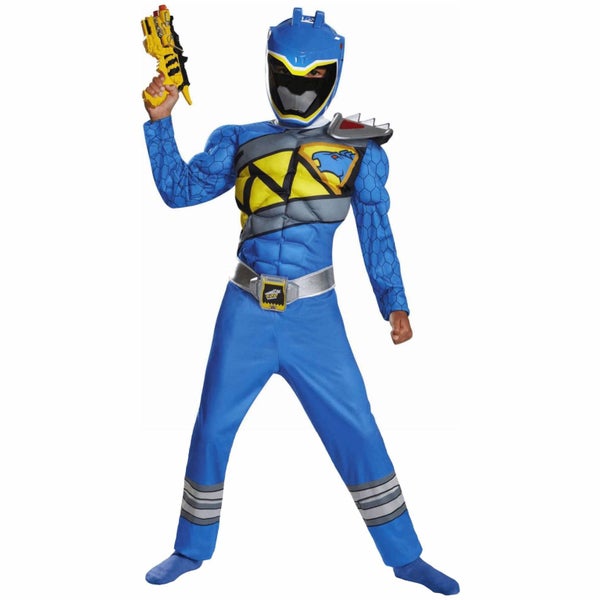Blue Ranger Muscle Power Rangers Dino Charge Superhero Child Boys Costume Carousel 1