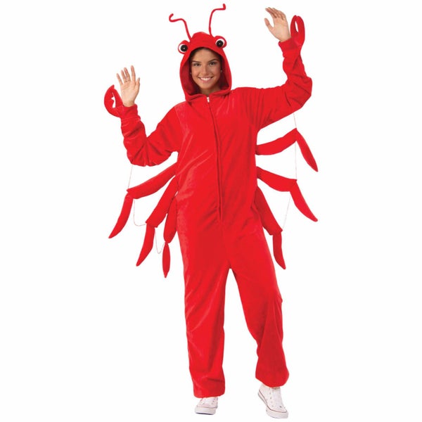 Lobster Crustacean Ocean Sea Animal Unisex Mens Costume Jumpsuit Carousel 1
