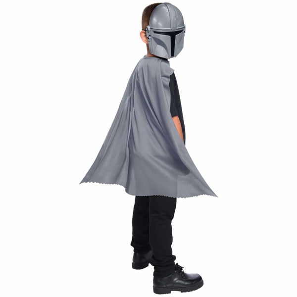 Mandalorian Disney Star Wars Book Week Boys Costume Cape And Mask Set One Size Carousel 1